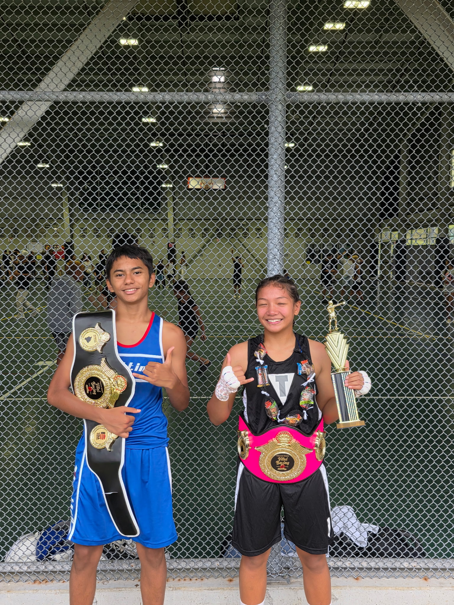 Coach Delbert Grace 1-on-1 kickboxing training session, Hilo, HI