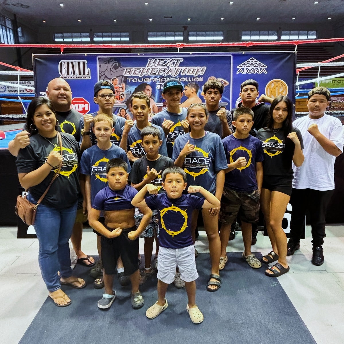 Coach Delbert Grace Jr. — owner and head coach, Grace Kickboxing Academy, Hilo, HI
