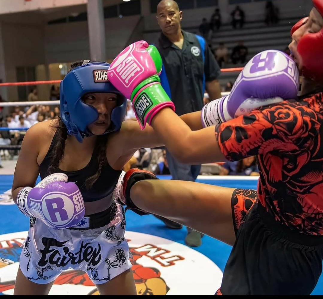 Small group kickboxing training at Grace Kickboxing Academy, Hilo, HI
